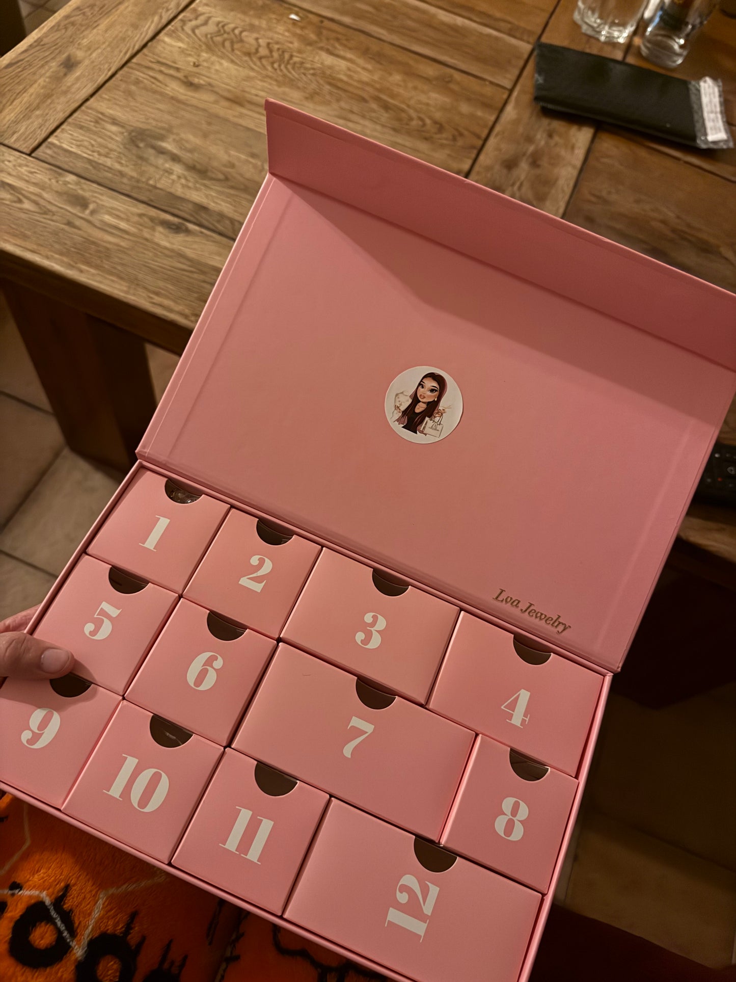 Calendrier de l’avent 12 cases + 12 pochons